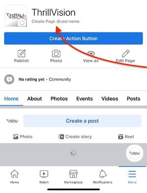 How to create your facebook vanity URL step 1